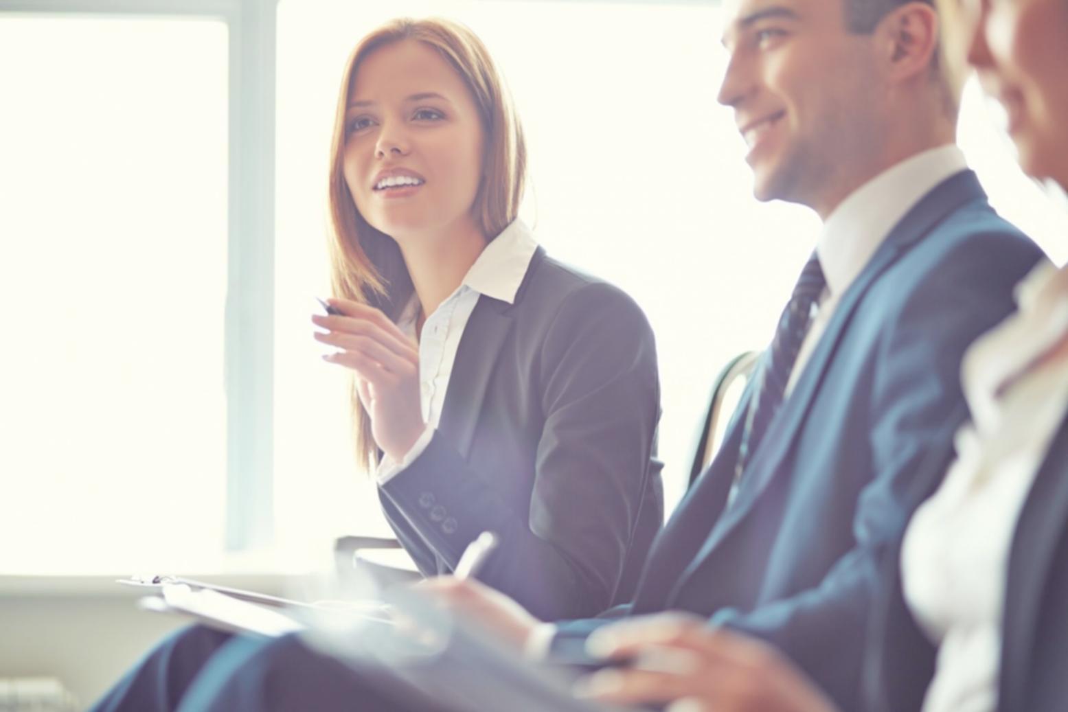 Professional financial consultation meeting
